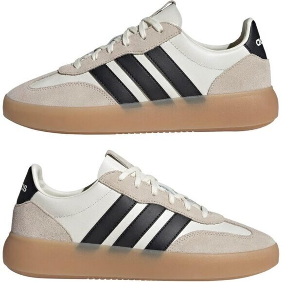 ⚡Adidas Men's Off White/Core Black/Gum Imported Barreda Decode Fashion Sneakers - Picture 8 of 8